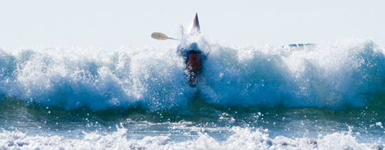 surf kayaking